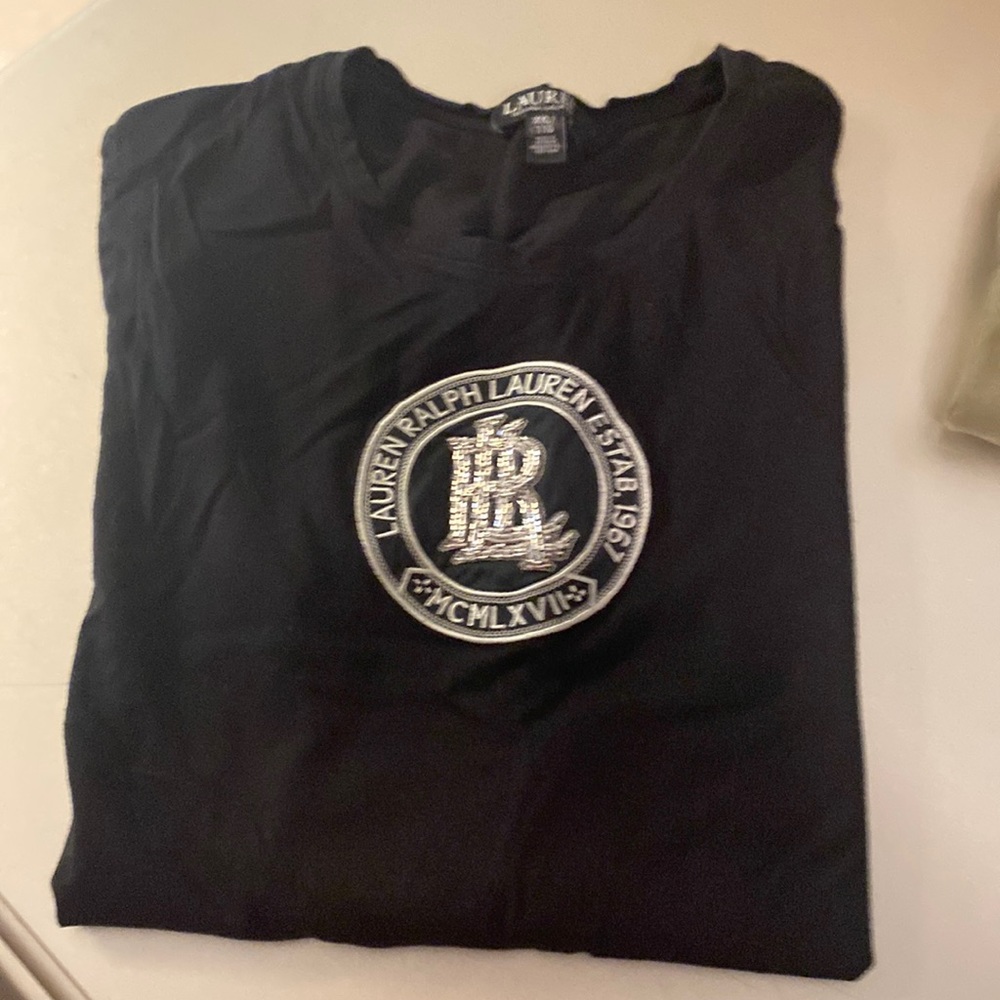 Ralph Lauren T-shirt size 2 XL black good condition